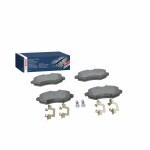 BOSCH Piduriklotsi komplekt,  ketaspidur 0 986 494 262