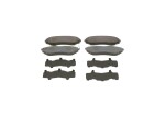 BOSCH Piduriklotsi komplekt,  ketaspidur 0 986 494 323