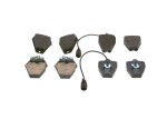 BOSCH Piduriklotsi komplekt,  ketaspidur 0 986 494 436