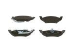 BOSCH Piduriklotsi komplekt,  ketaspidur 0 986 494 495