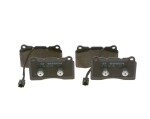BOSCH Piduriklotsi komplekt,  ketaspidur 0 986 494 539