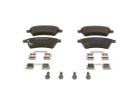 BOSCH Piduriklotsi komplekt,  ketaspidur 0 986 494 584