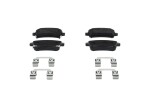 BOSCH Piduriklotsi komplekt,  ketaspidur 0 986 494 586