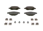 BOSCH Piduriklotsi komplekt,  ketaspidur 0 986 494 602