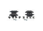 BOSCH Piduriklotsi komplekt,  ketaspidur 0 986 494 605