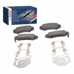 BOSCH Piduriklotsi komplekt,  ketaspidur 0 986 494 609