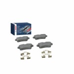 BOSCH Piduriklotsi komplekt,  ketaspidur 0 986 494 640