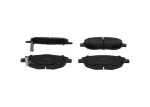 BOSCH Piduriklotsi komplekt,  ketaspidur 0 986 494 682