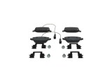BOSCH Piduriklotsi komplekt,  ketaspidur 0 986 494 717