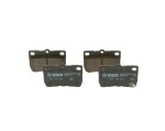 BOSCH Piduriklotsi komplekt,  ketaspidur 0 986 494 891