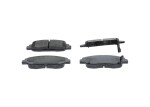 BOSCH Piduriklotsi komplekt,  ketaspidur 0 986 495 153