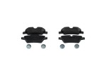 BOSCH Piduriklotsi komplekt,  ketaspidur 0 986 495 400