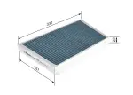 BOSCH  Filter,salongiõhk FILTER+ 0 986 628 503