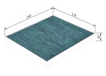 BOSCH  Filter,salongiõhk FILTER+ 0 986 628 504