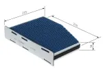 BOSCH  Filter,salongiõhk FILTER+pro 0 986 628 615