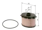 BOSCH Kütusefilter 1 457 431 703