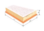 BOSCH Õhufilter 1 457 433 061