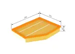 BOSCH  Õhufilter 1 457 433 094