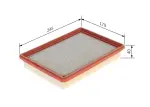 BOSCH Õhufilter 1 457 433 253