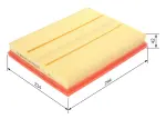 BOSCH Õhufilter 1 457 433 281