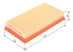BOSCH  Õhufilter 1 457 433 686