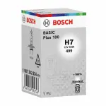BOSCH Hõõgpirn,  Kaugtuli Basic Plus 100 WS 12V 55W H7 1 987 302 834
