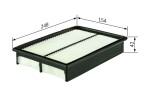 BOSCH  Õhufilter 1 987 429 137