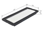 BOSCH Õhufilter 1 987 429 167