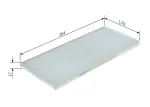 BOSCH Filter,  salongiõhk 1 987 432 014