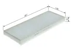 BOSCH Filter,  salongiõhk 1 987 432 017