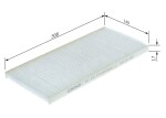 BOSCH Filter,  salongiõhk 1 987 432 019