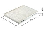 BOSCH Filter,  salongiõhk 1 987 432 039