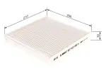 BOSCH  Filter,salongiõhk 1 987 432 080