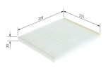 BOSCH Filter,  salongiõhk 1 987 432 188