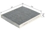 BOSCH  Filter,salongiõhk 1 987 432 357