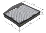 BOSCH Filter,  salongiõhk 1 987 432 365