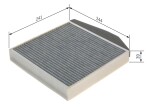 BOSCH Filter,  salongiõhk 1 987 432 531