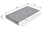 BOSCH Filter,  salongiõhk 1 987 432 535