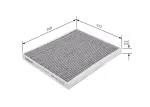BOSCH  Filter,salongiõhk 1 987 432 537