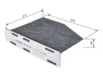 BOSCH  Filter,salongiõhk 1 987 432 597