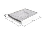 BOSCH  Filter,salongiõhk 1 987 432 598