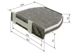 BOSCH  Filter,salongiõhk 1 987 435 001