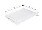 BOSCH Filter,  salongiõhk 1 987 435 010