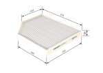 BOSCH  Filter,salongiõhk 1 987 435 016