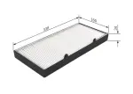 BOSCH  Filter,salongiõhk 1 987 435 063