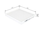 BOSCH  Filter,salongiõhk 1 987 435 087