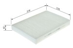 BOSCH Filter,  salongiõhk 1 987 435 103