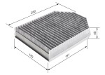 BOSCH Filter,  salongiõhk 1 987 435 509