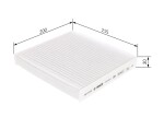 BOSCH Filter,  salongiõhk 1 987 435 517