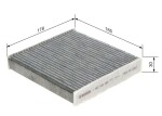 BOSCH Filter, salongiõhk 1 987 435 526